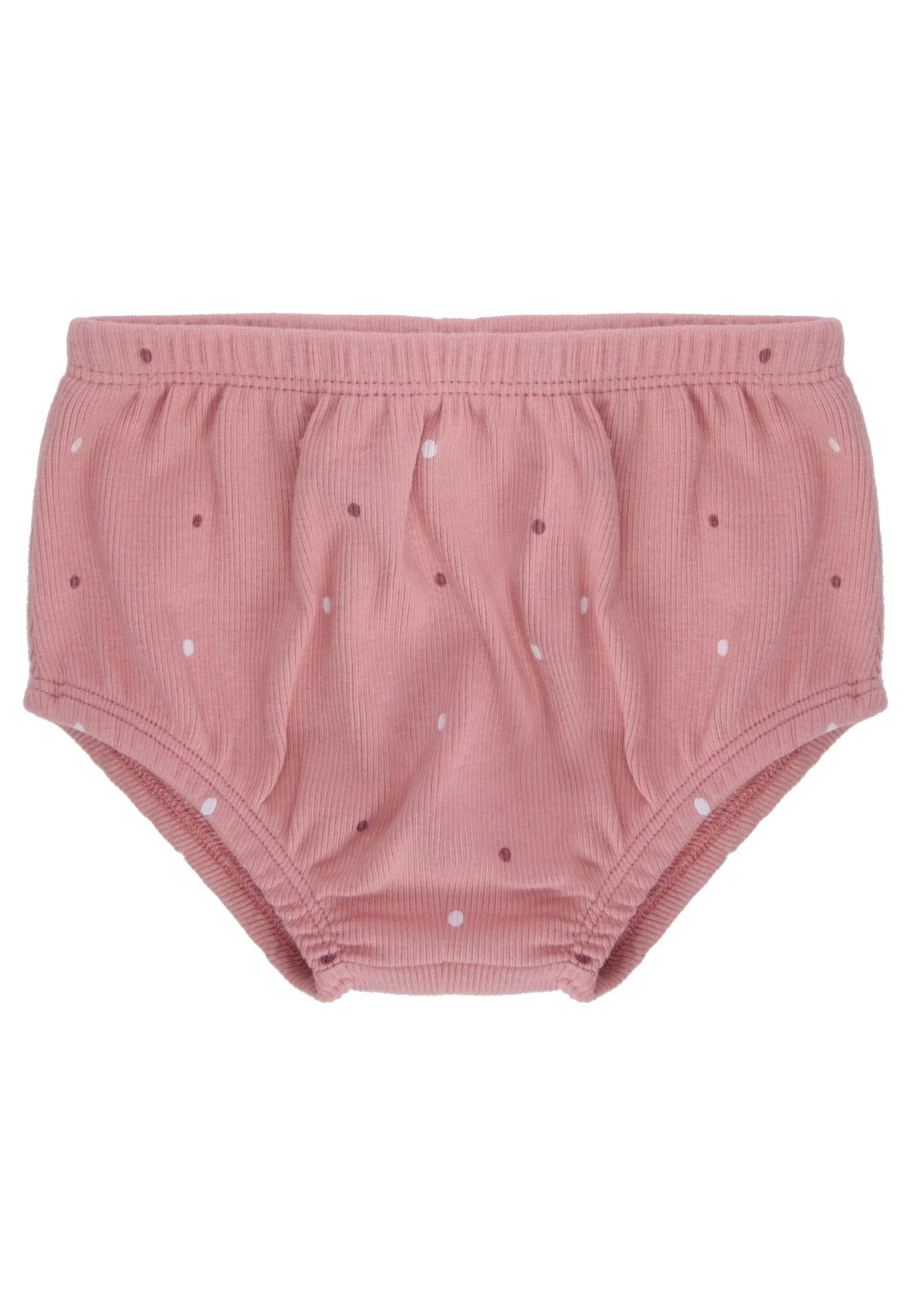 Baby Girls Pink Spot Dress with Knickers Set