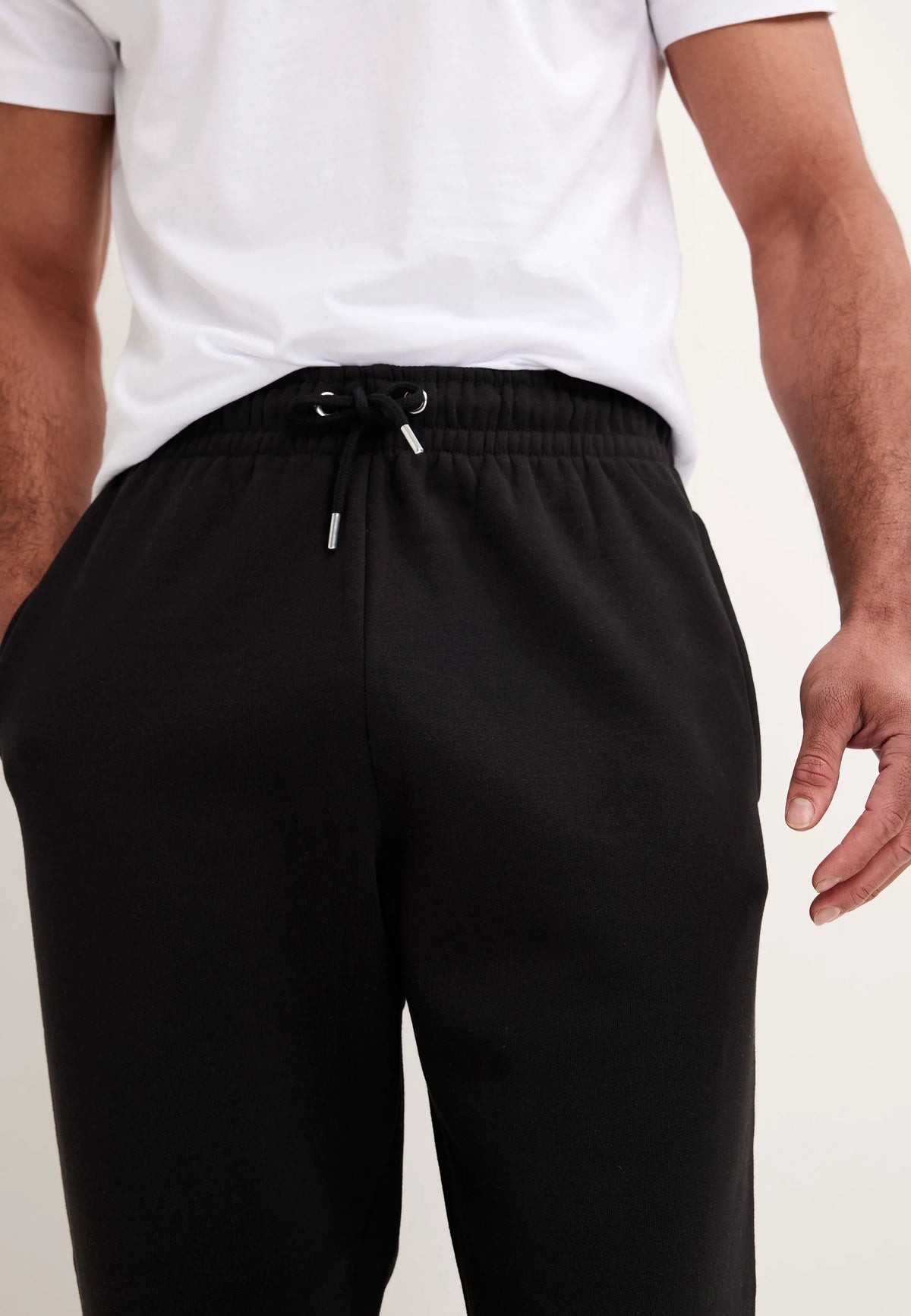 Mens Black Relaxed Fit Joggers