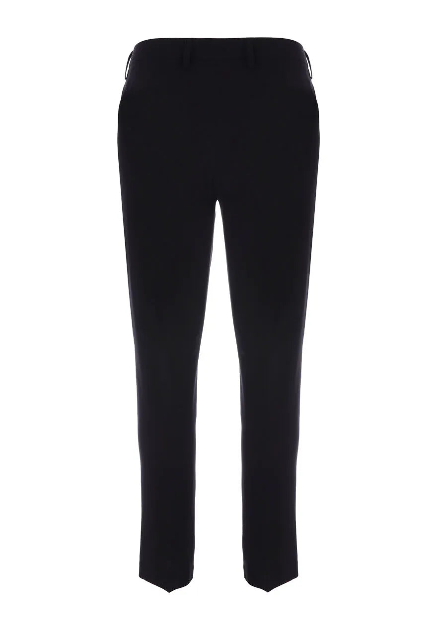 Mens Black Slim Leg Fit Trousers