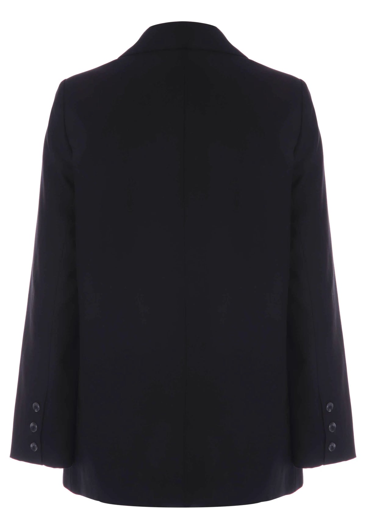 Womens Black Double Breasted Blazer