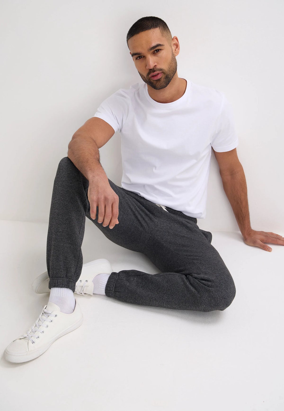 Mens Charcoal Grey Grindle Joggers