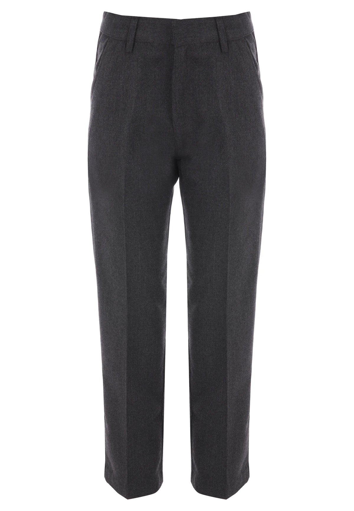Older Boys Grey Regular Fit School Trousers