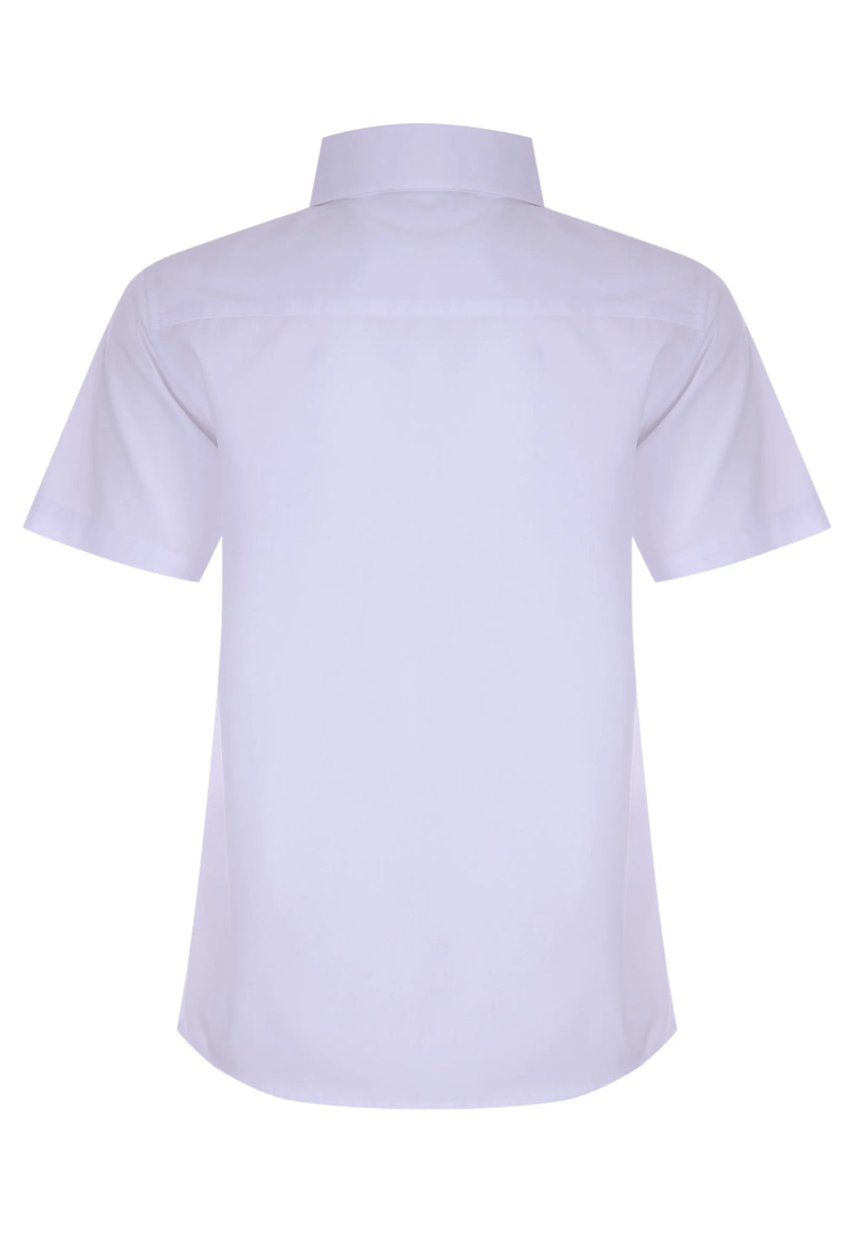 Older Boys White Short Sleeve School Shirt