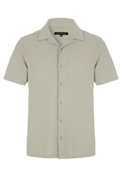 Mens Sage Textured Jersey Shirt