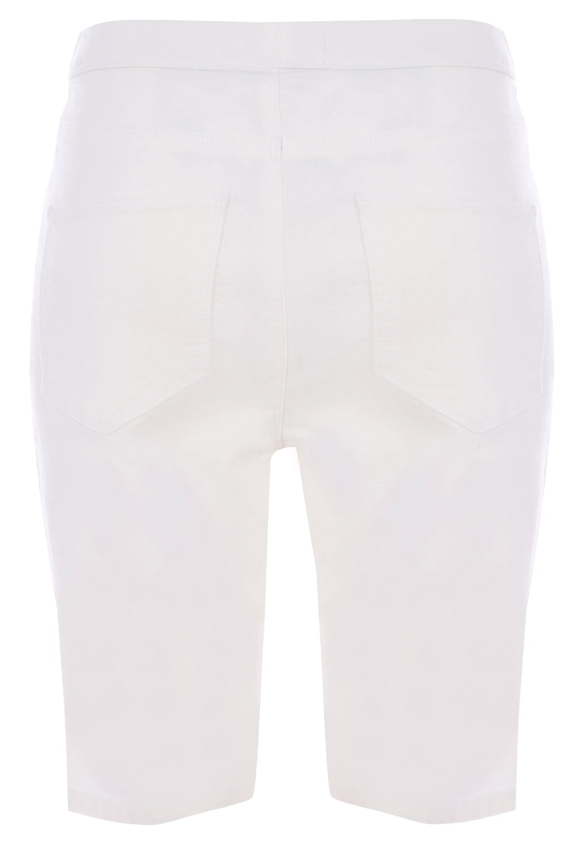Womens White Kate Cycle Shorts