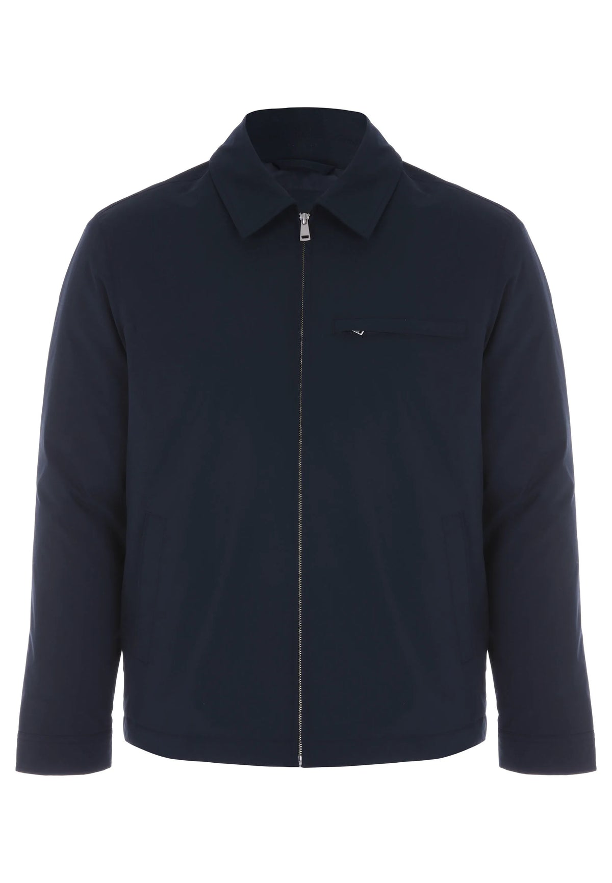 Mens Navy Lightly Padded Jacket