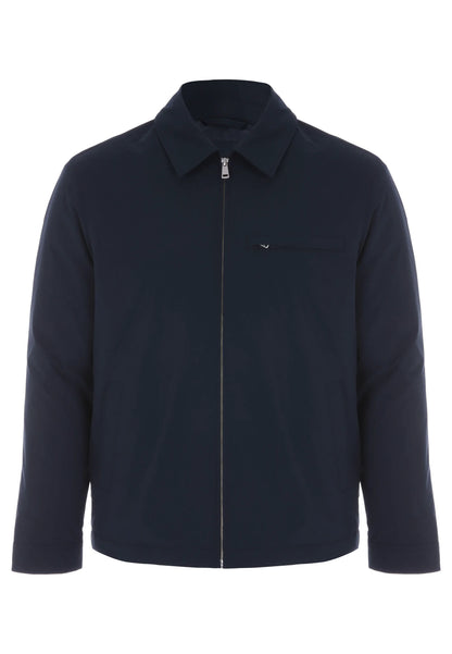 Mens Navy Lightly Padded Jacket