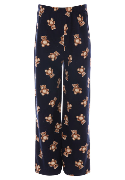 Boys Navy Bear Print Family Pyjama Set