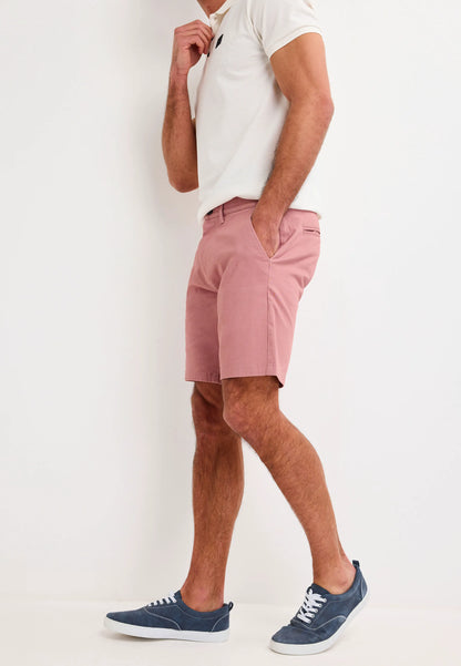 Mens Pink Cotton Rich Chino Shorts
