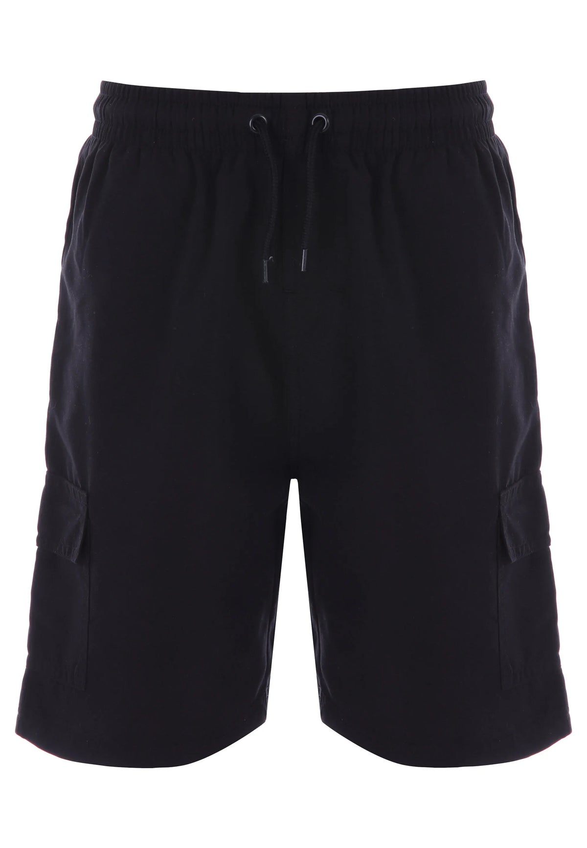 Older Boys Black Cargo Swim Shorts