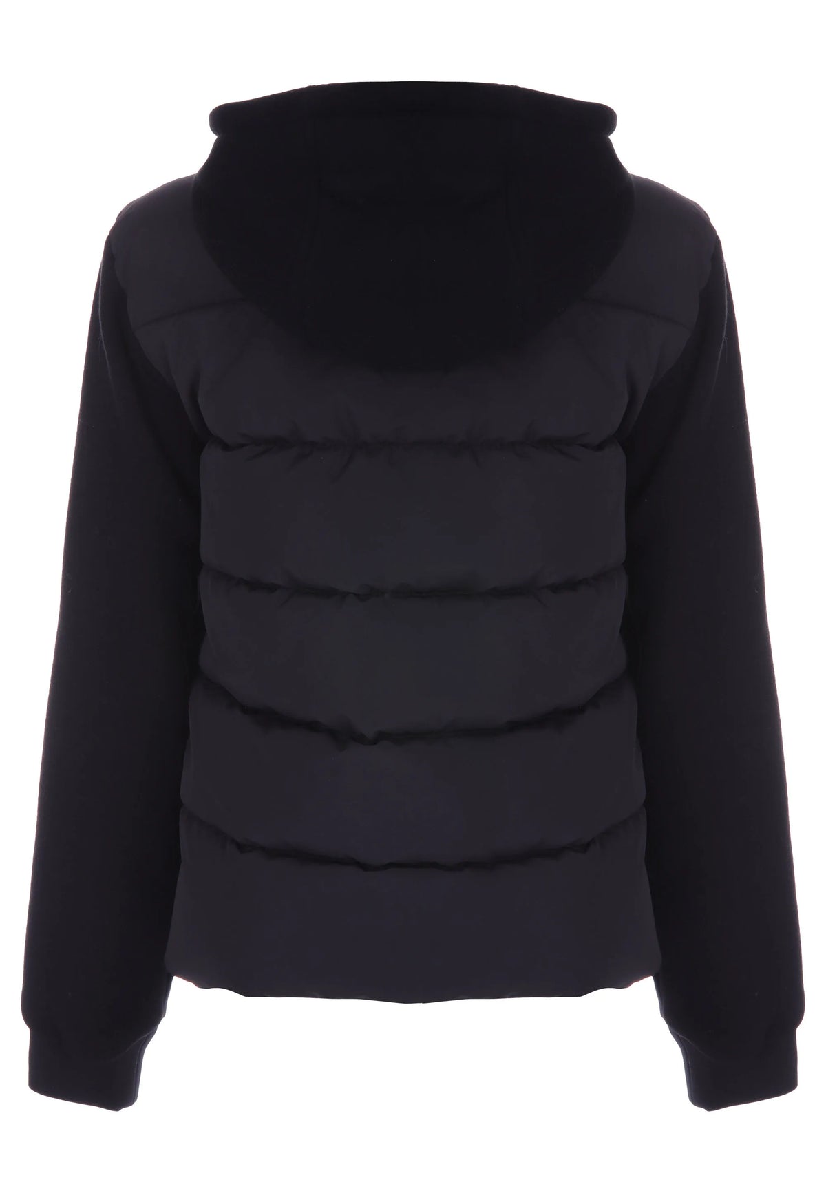 Older Boys Black Hybrid Padded Jacket