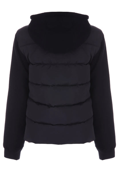 Older Boys Black Hybrid Padded Jacket