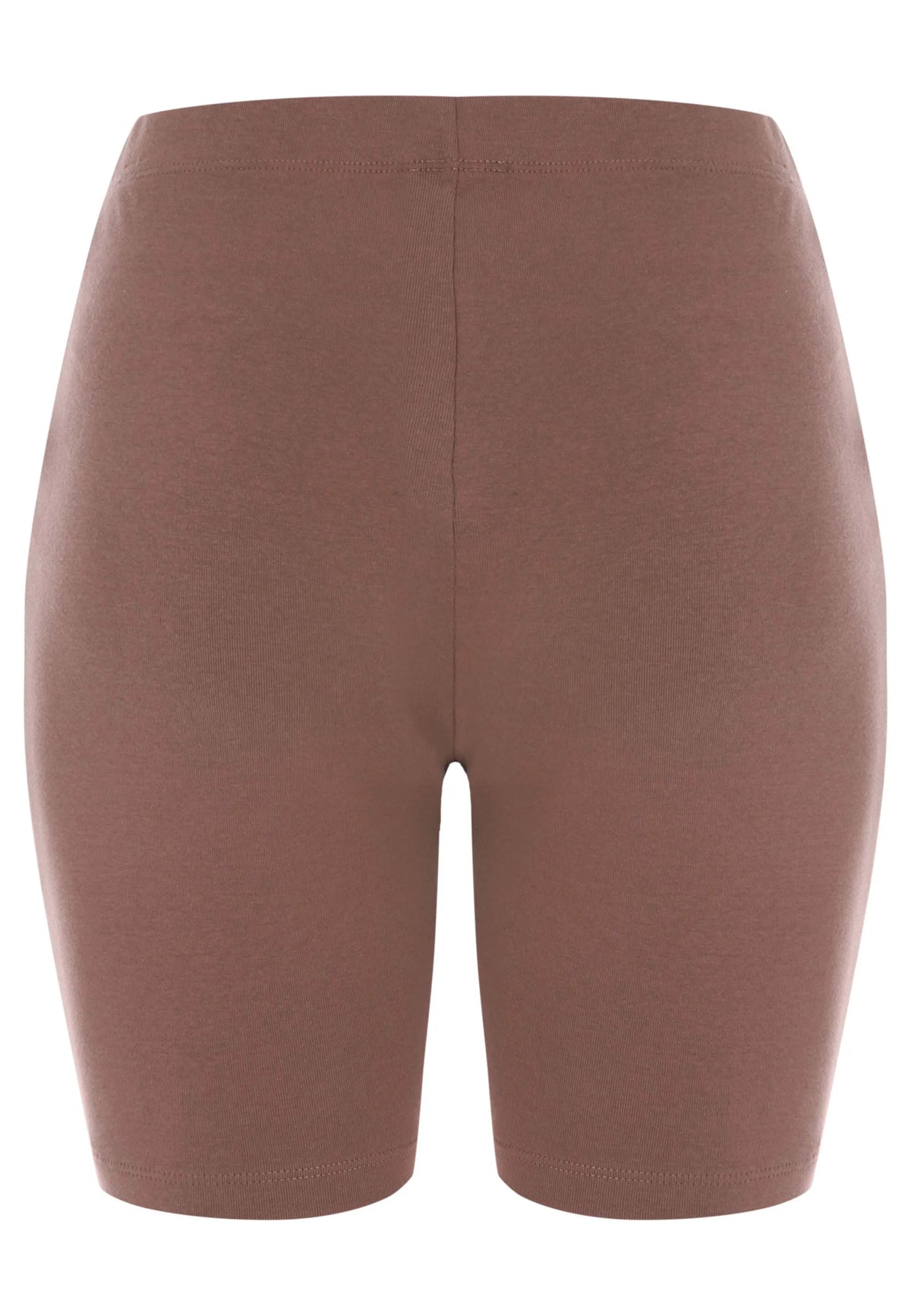 Womens Mocha Plain Cycling Shorts