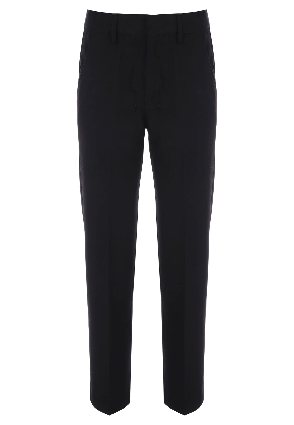 Older Boys Black Regular Fit School Trousers