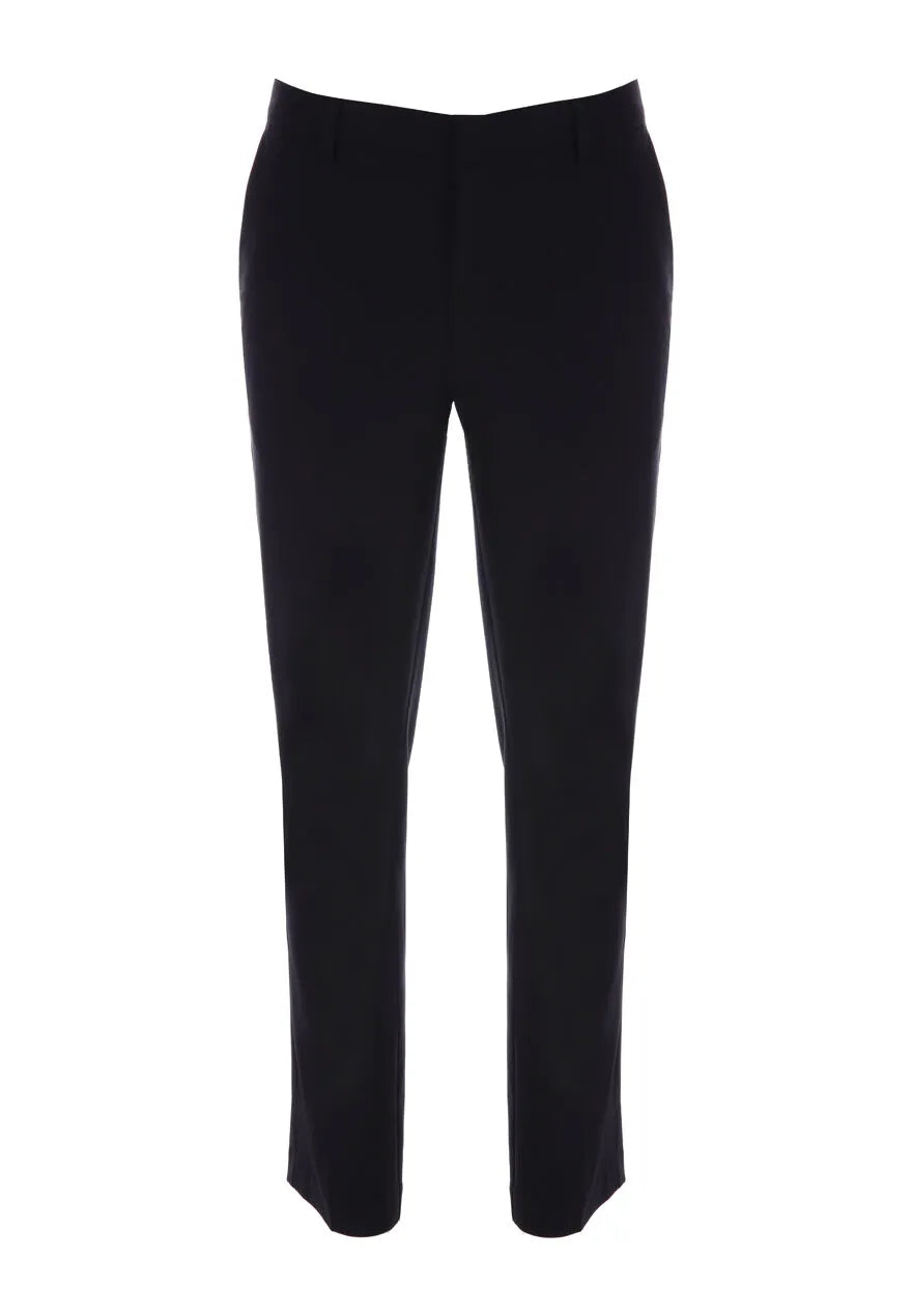 Mens Black Slim Leg Fit Trousers