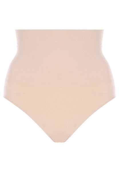 Womens Nude High Waist Support Briefs