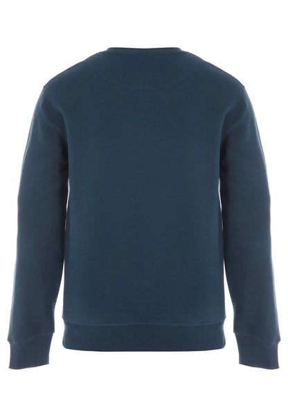 Mens Teal Cotton Rich Sweatshirt