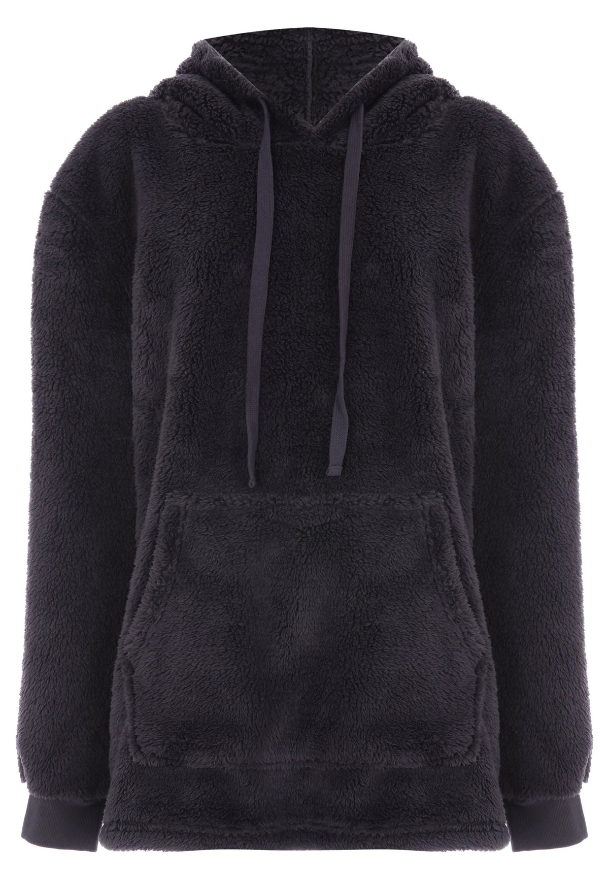 Mens Grey Fleece Hoody